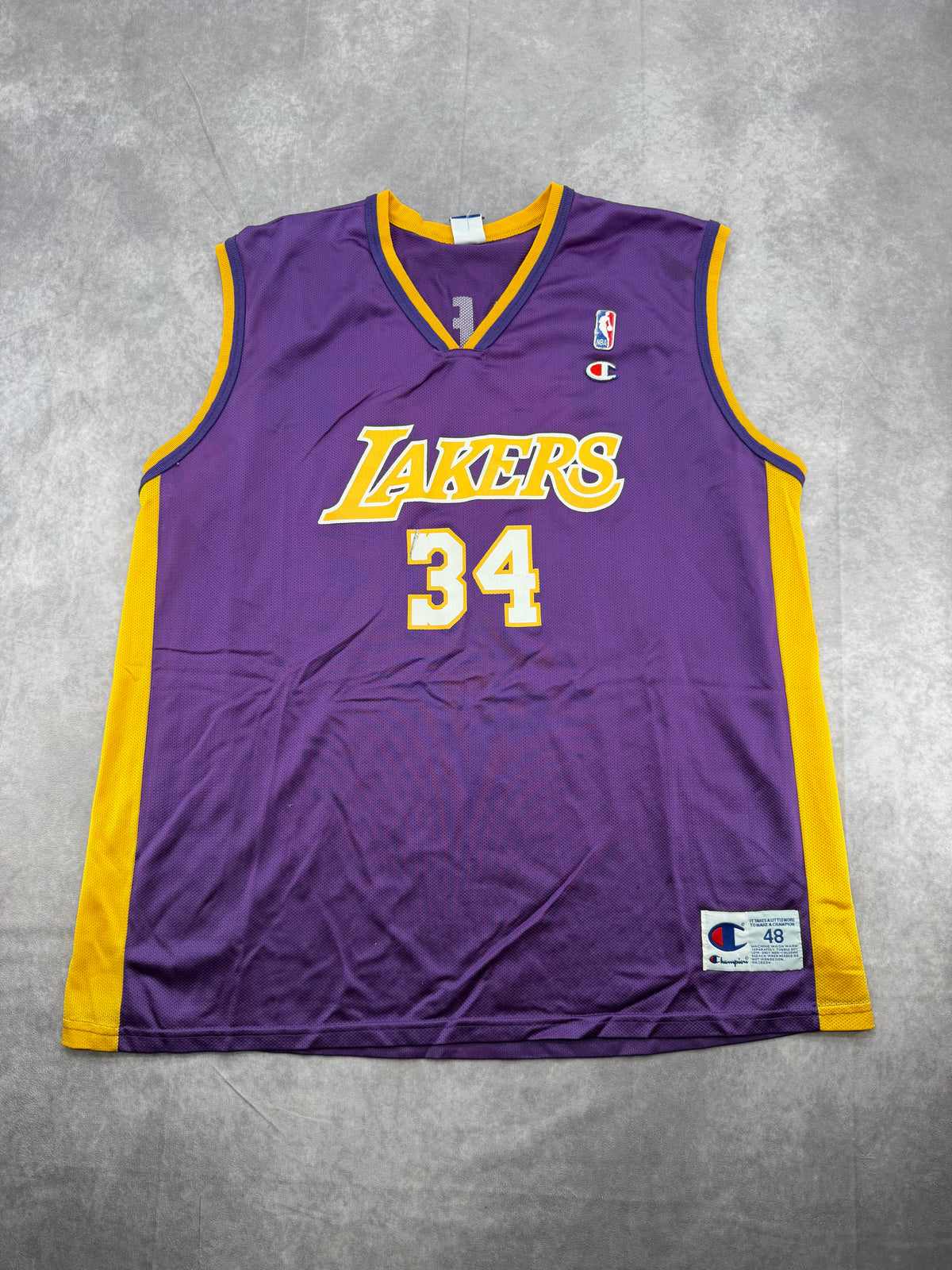 01’ Shaq Lakers Jersey - XL