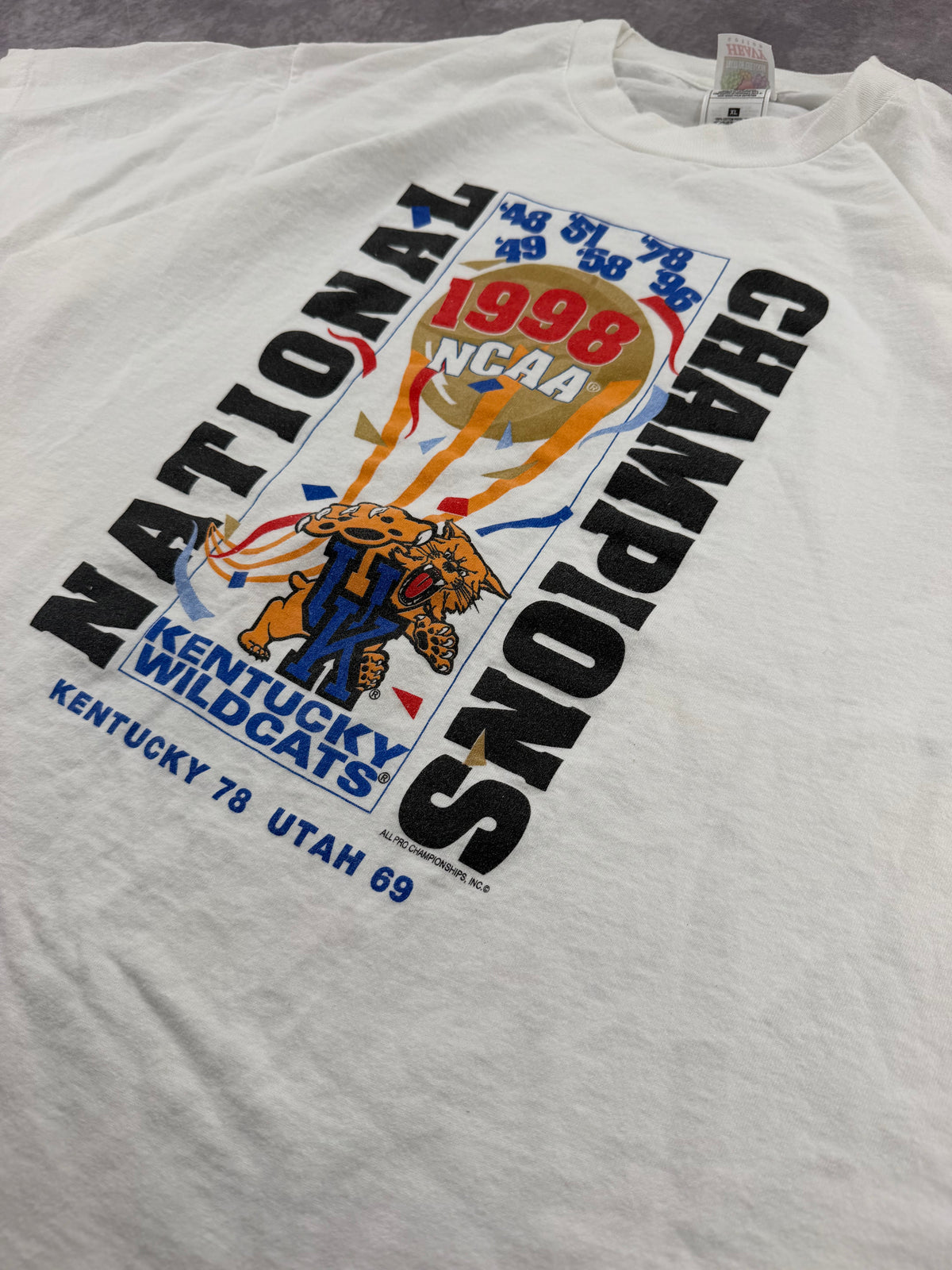 98’ Kentucky Basketball Tee - XL
