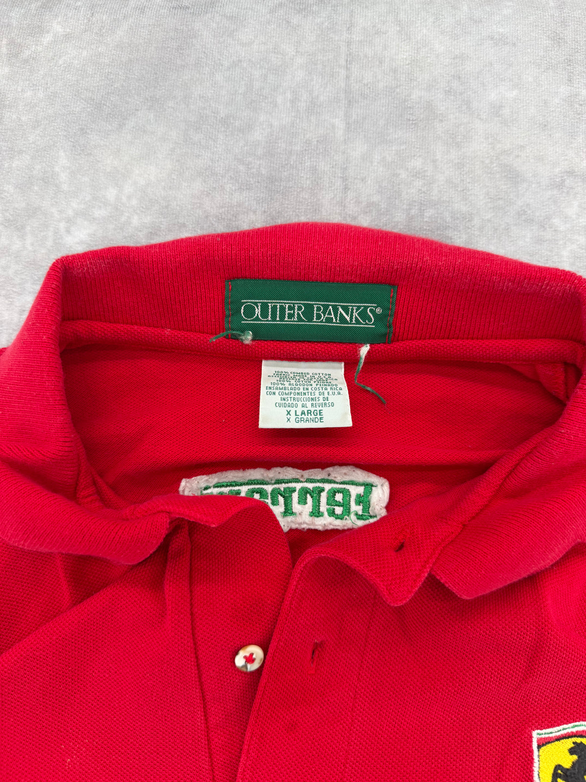 90s Ferrari Polo - XL