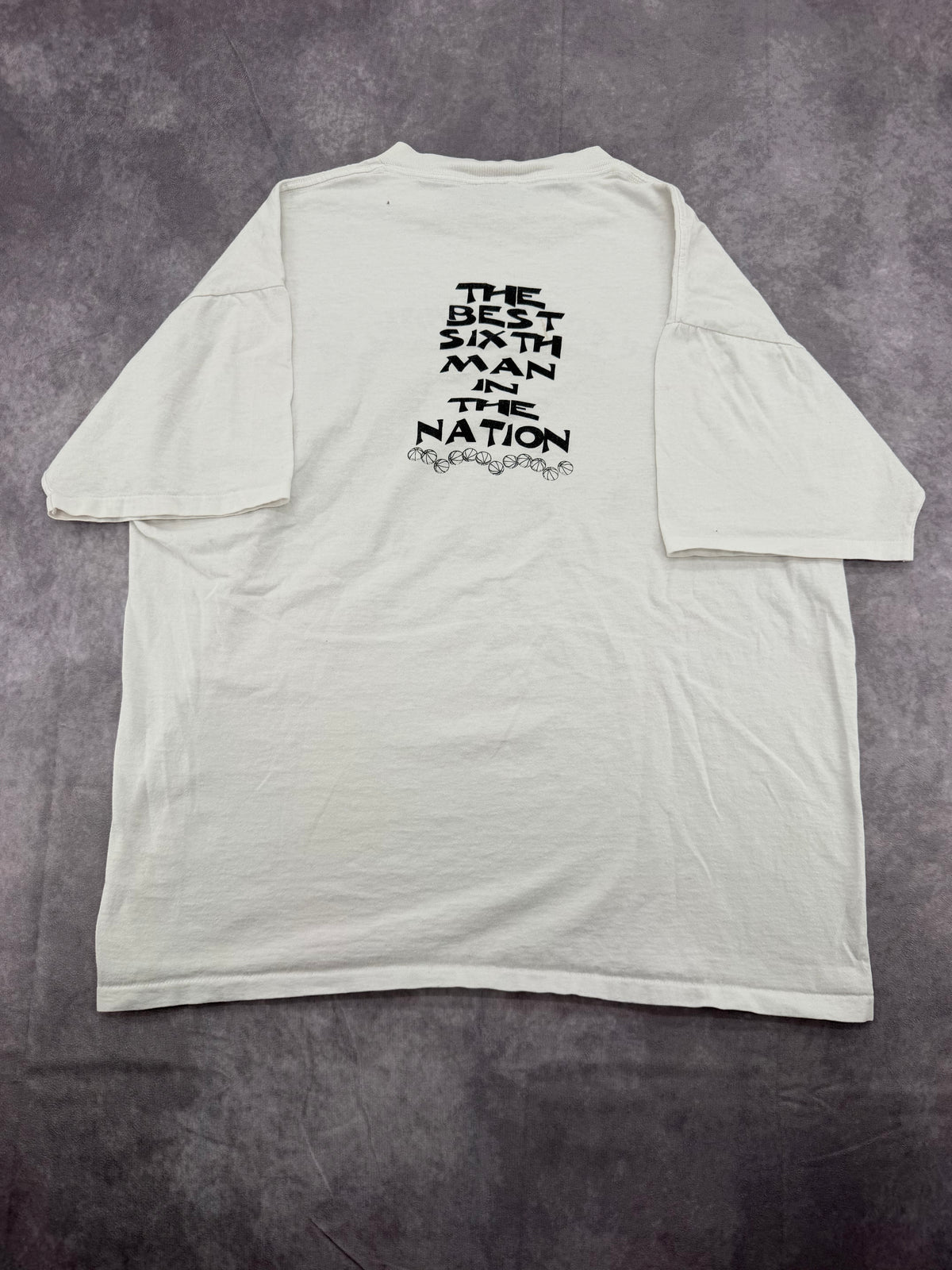 90s Mac Court Basketball Tee - XL